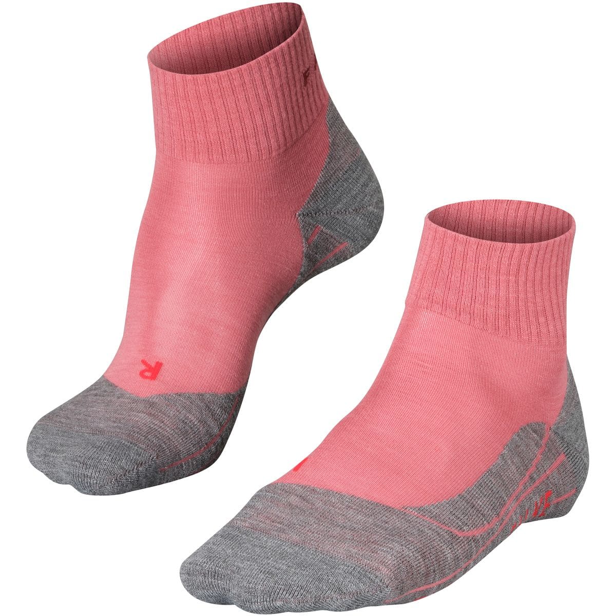 Trekking 5 Wander Damen Socken, rot 41-42