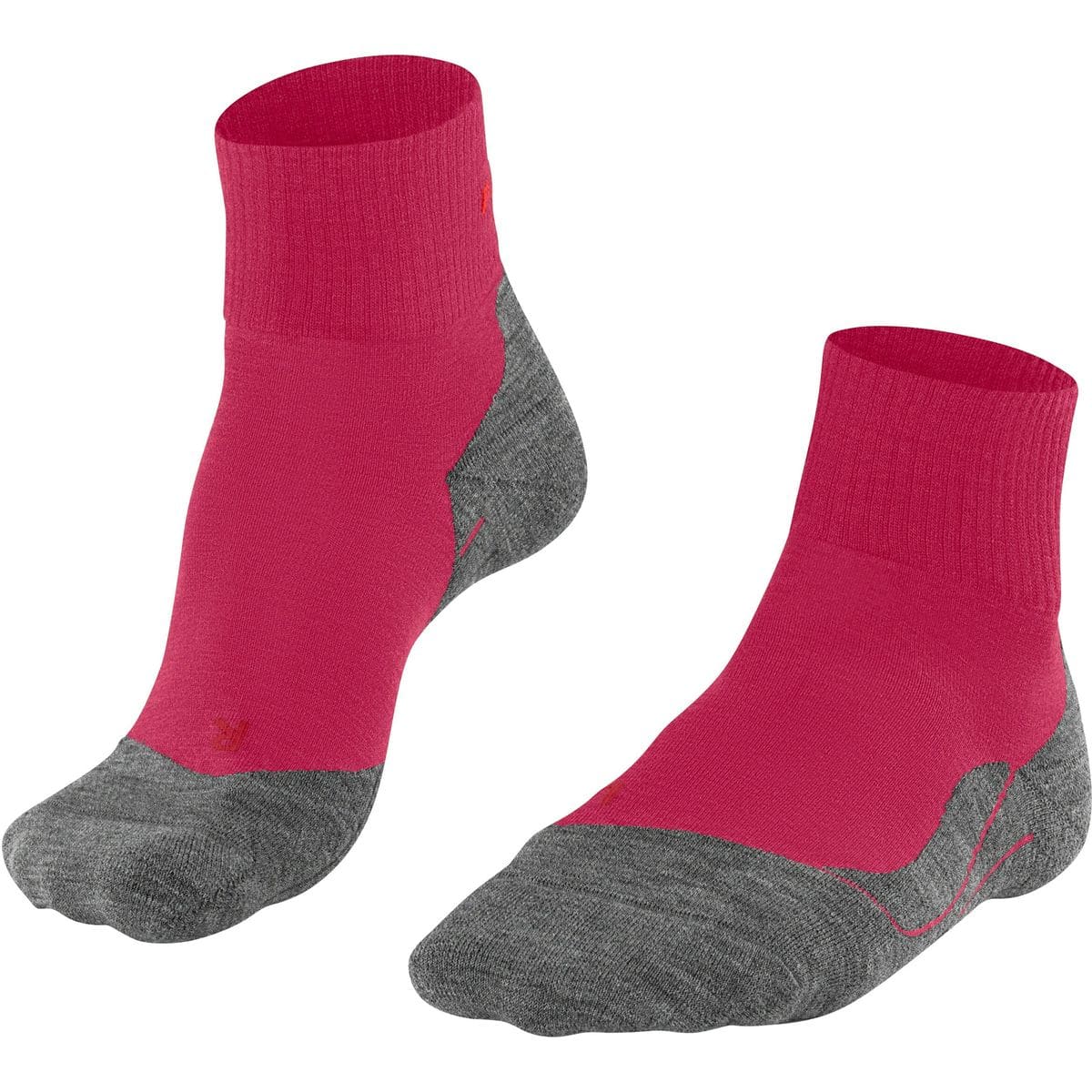 Trekking 5 Wander Damen Socken, rot 39-40