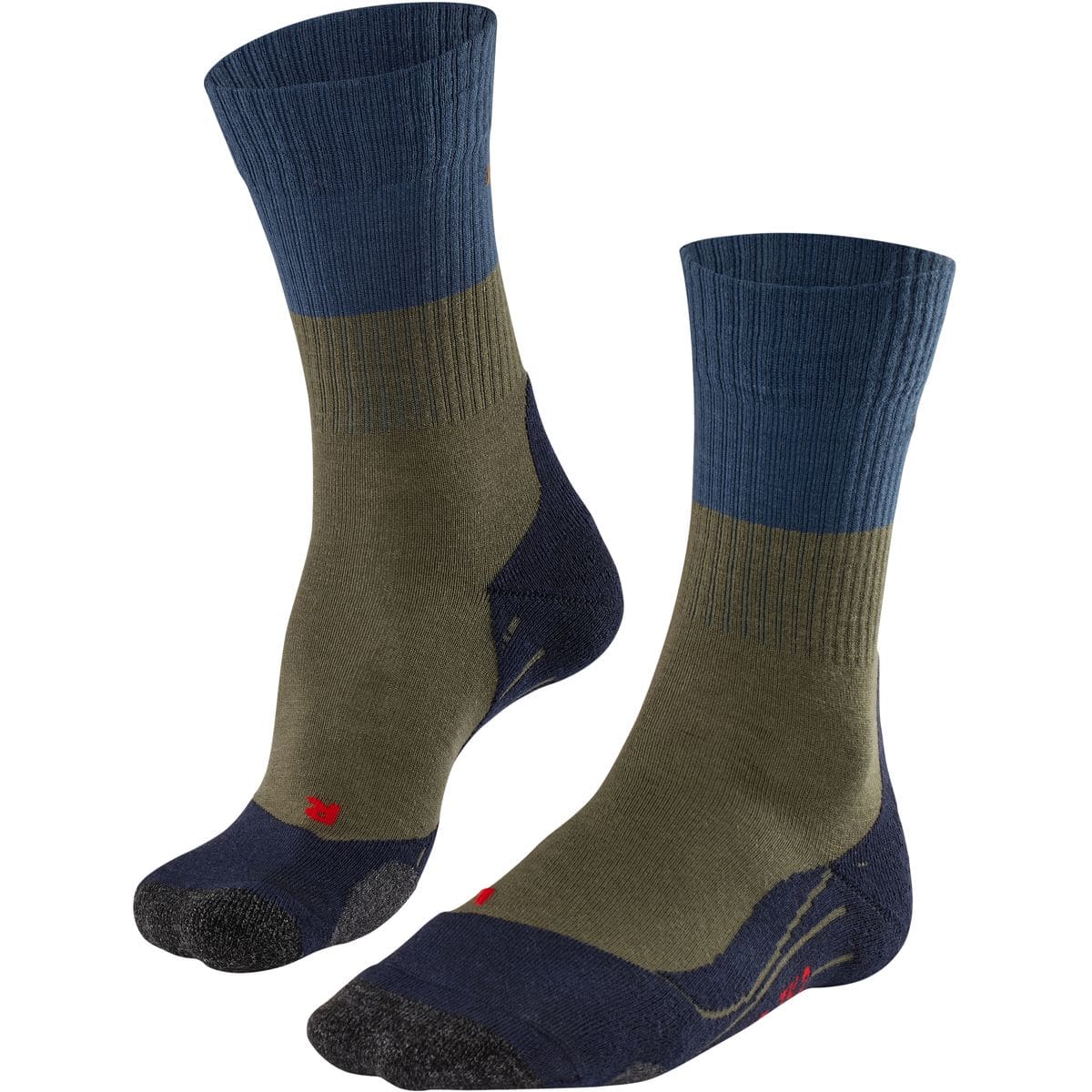 Trekking 2 Explore Herren Socken, grün 46-48