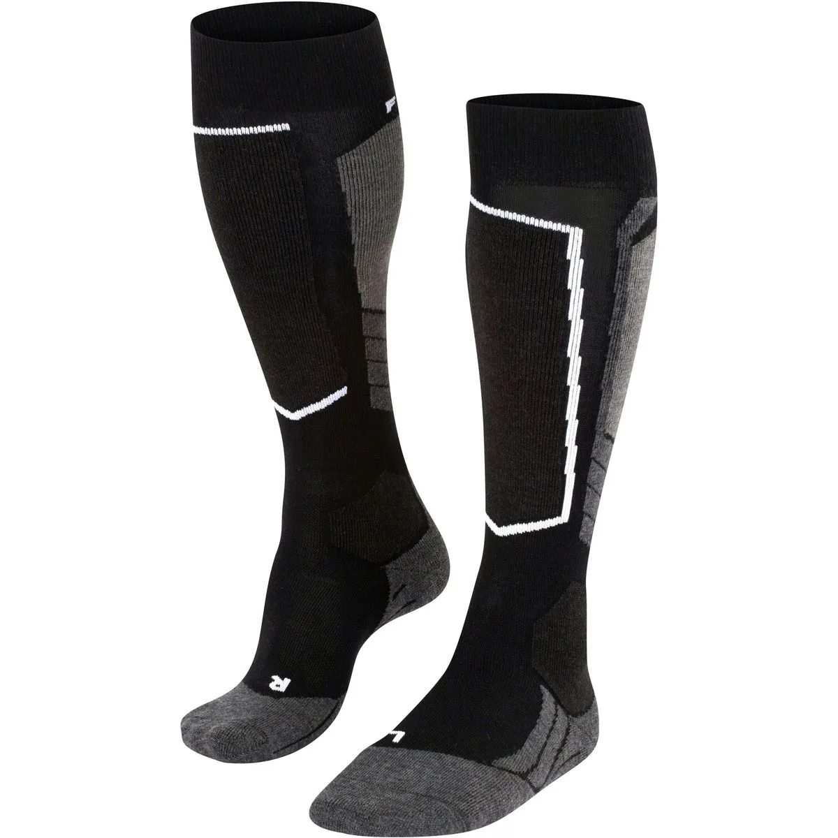 Skiing 2 Intermediate Wool Damen Strümpfe, schwarz 37-38