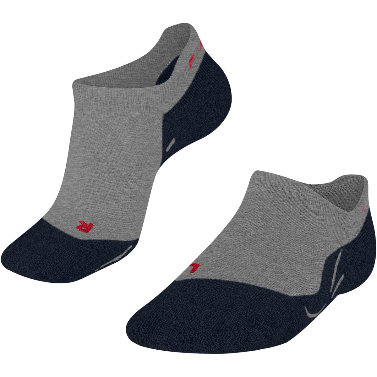 Running 3 Comfort Invisible Herren Socken, grau 42-43