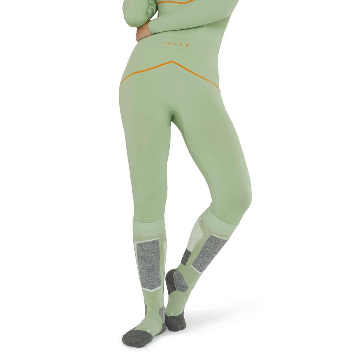 Maximum Warm 3/4 Trend Damen Unterhemd, grün XS