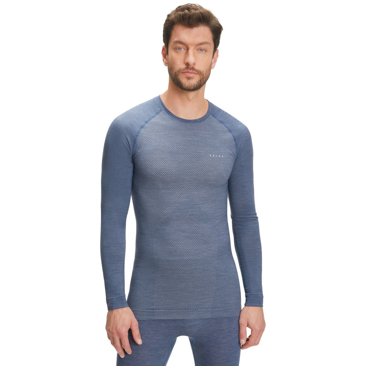 Wool-Tech Light Regular Herren Unterhemd, blau M
