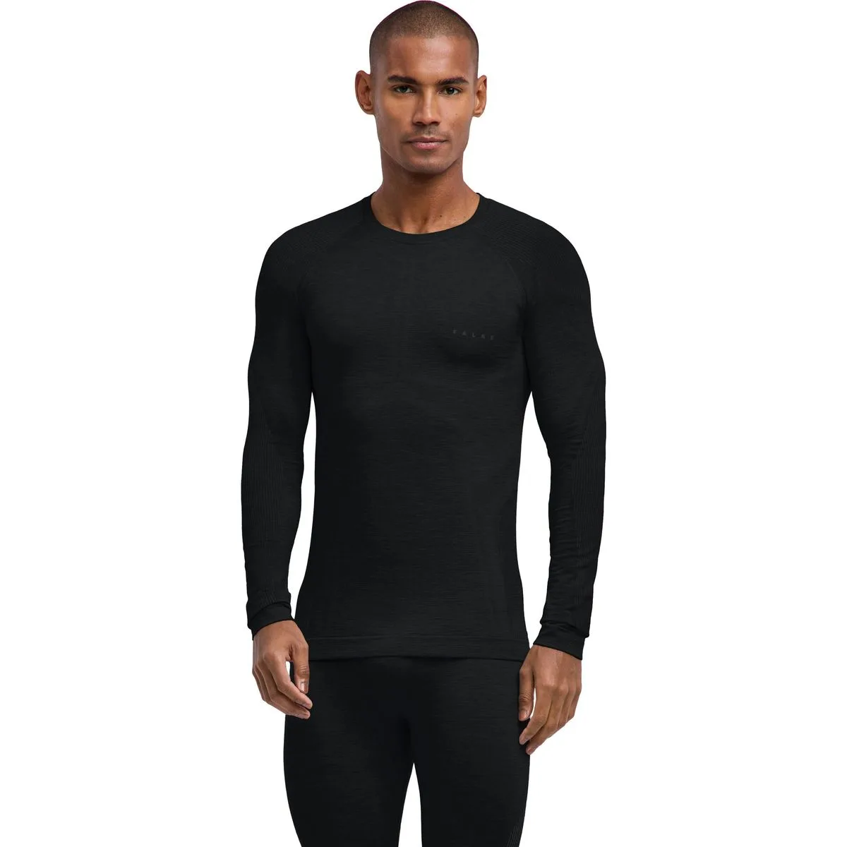 Wool-Tech Light Longsleeved Herren Unterhemd, schwarz M