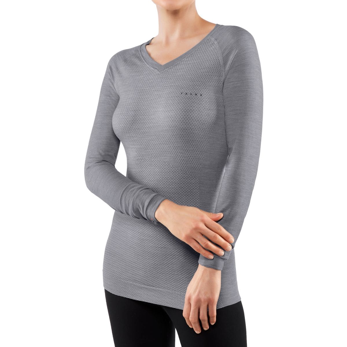 Wool-Tech Light Regular Damen Unterhemd, grau L