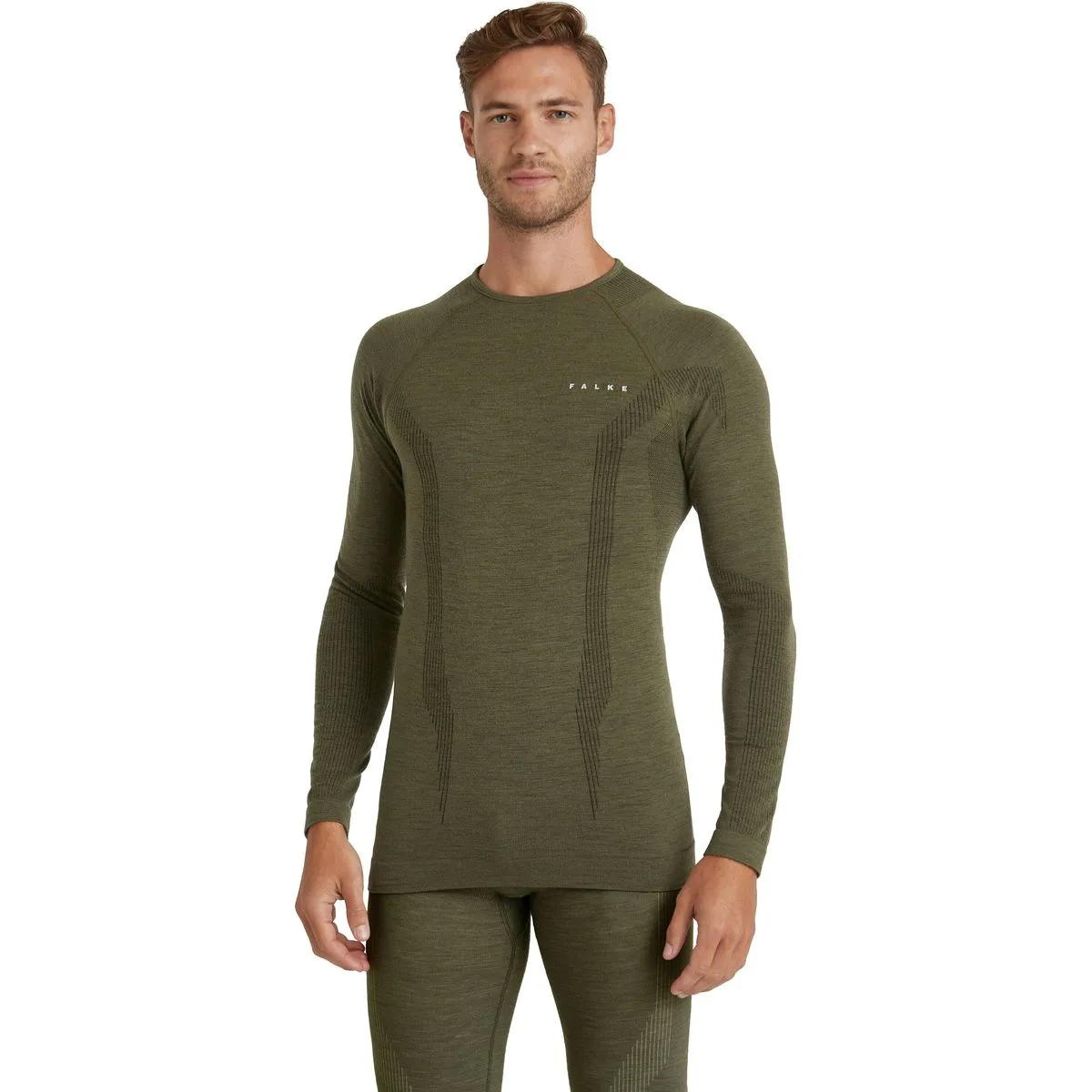 Wool-Tech Herren Unterhemd, grün S