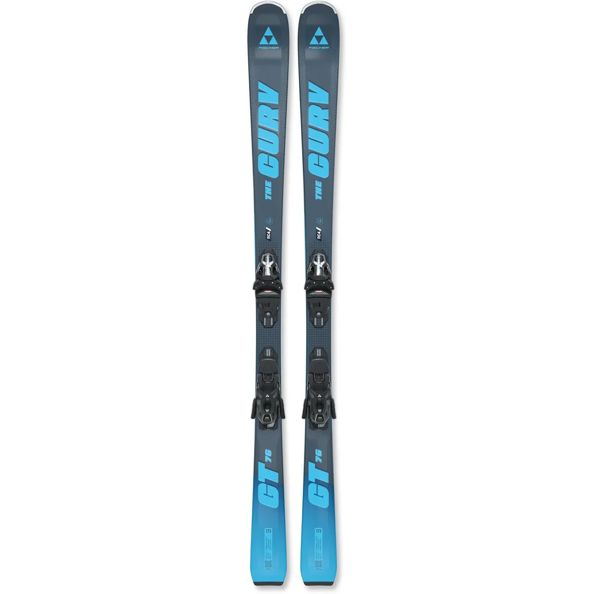 Fischer The Curv GT 76 + RSW10 PR Herren All-Mountain Ski, blau 9002973059222