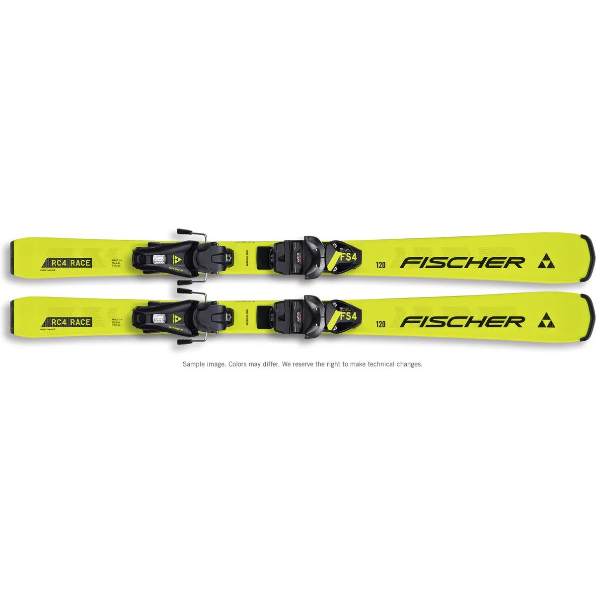 Fischer RC4 Race + FS4 Kinder Race-Ski, gelb 9002972900525