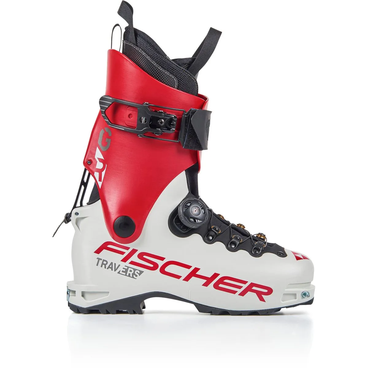 Travers Gr White/Red Tourenstiefel, weiß, Größe 42 ⅔ 42 ⅔