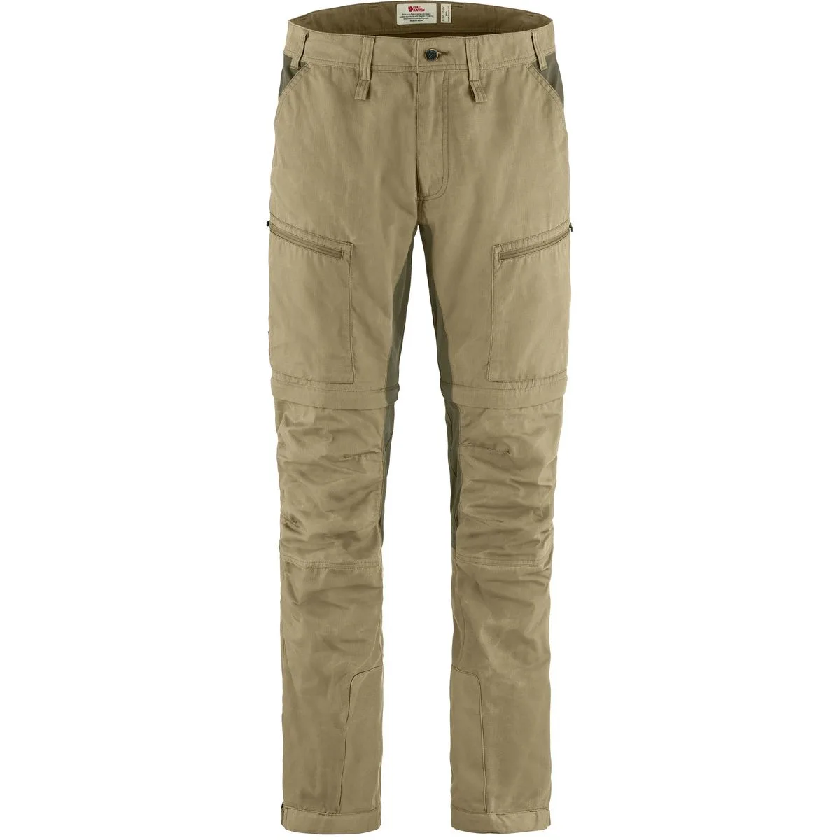 Abisko Lite Trekking Zip-Off Long Herren Hose, braun 50