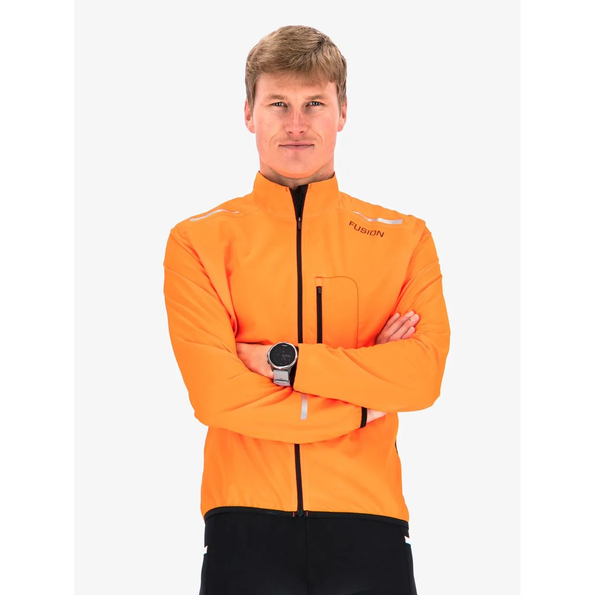 S1 Run Herren Jacke, orange XXXL