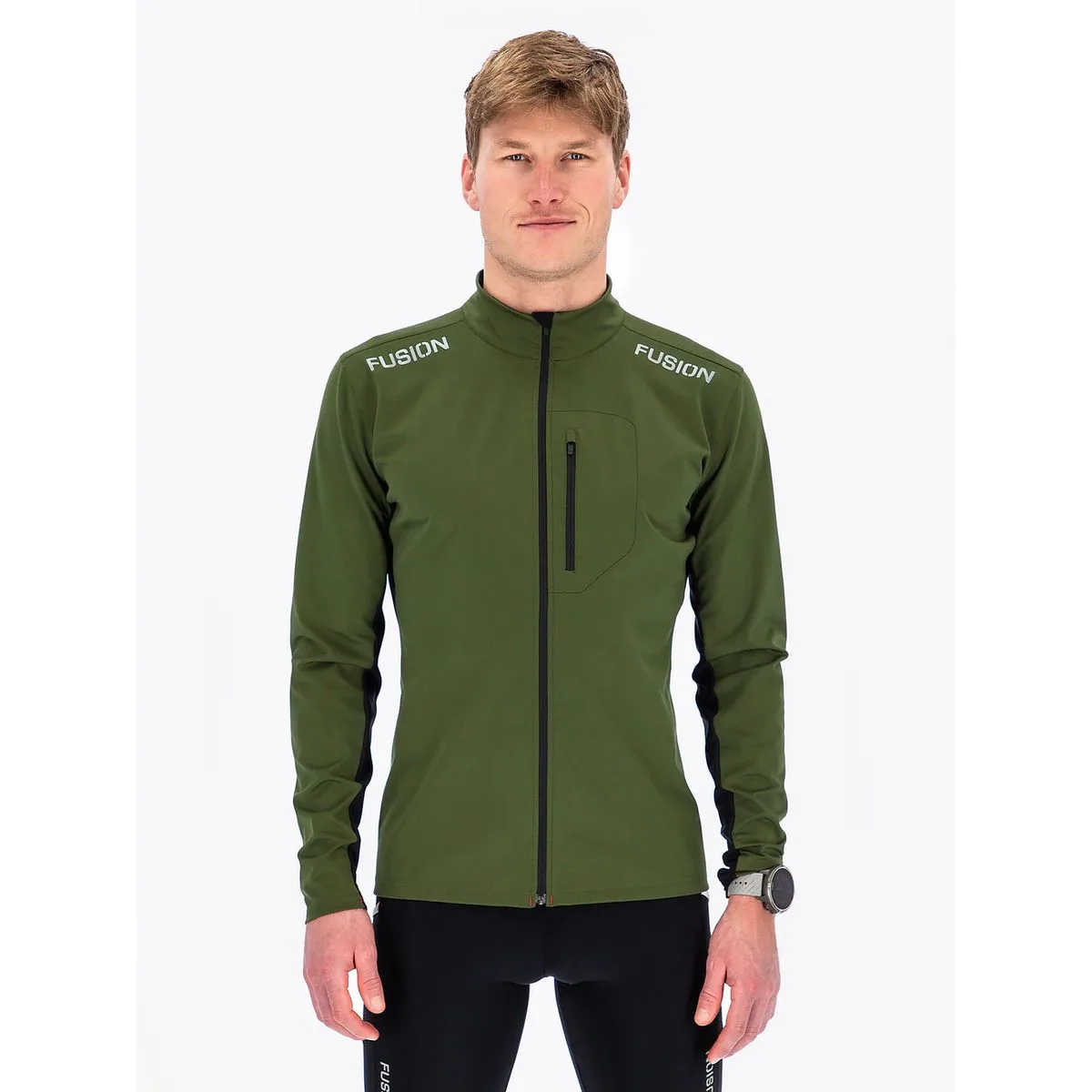 S2 Run Herren Jacke, grün XL