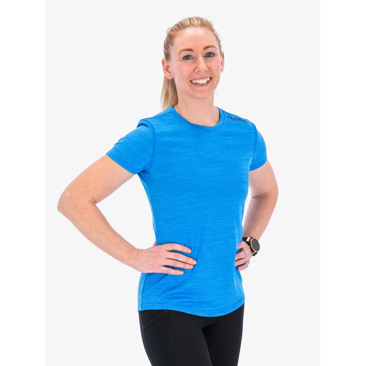 Fusion C3 Damen T-Shirt, blau XS