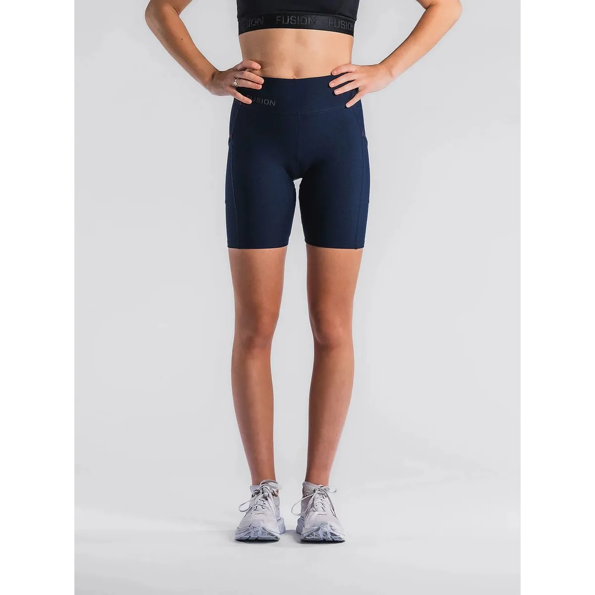 Fusion C3 Short Training Damen Tights, blau 8400780079449
