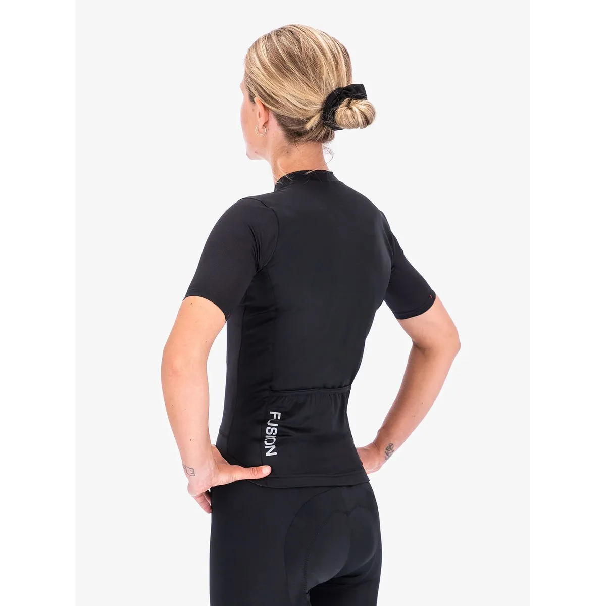 Cycling Damen T-Shirt, schwarz M
