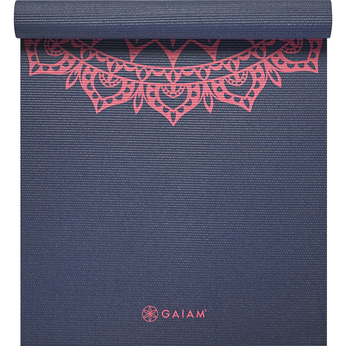 Gaiam Pink Marrakesh Yoga 4 mm Classic Printed Yoga Matte, blau