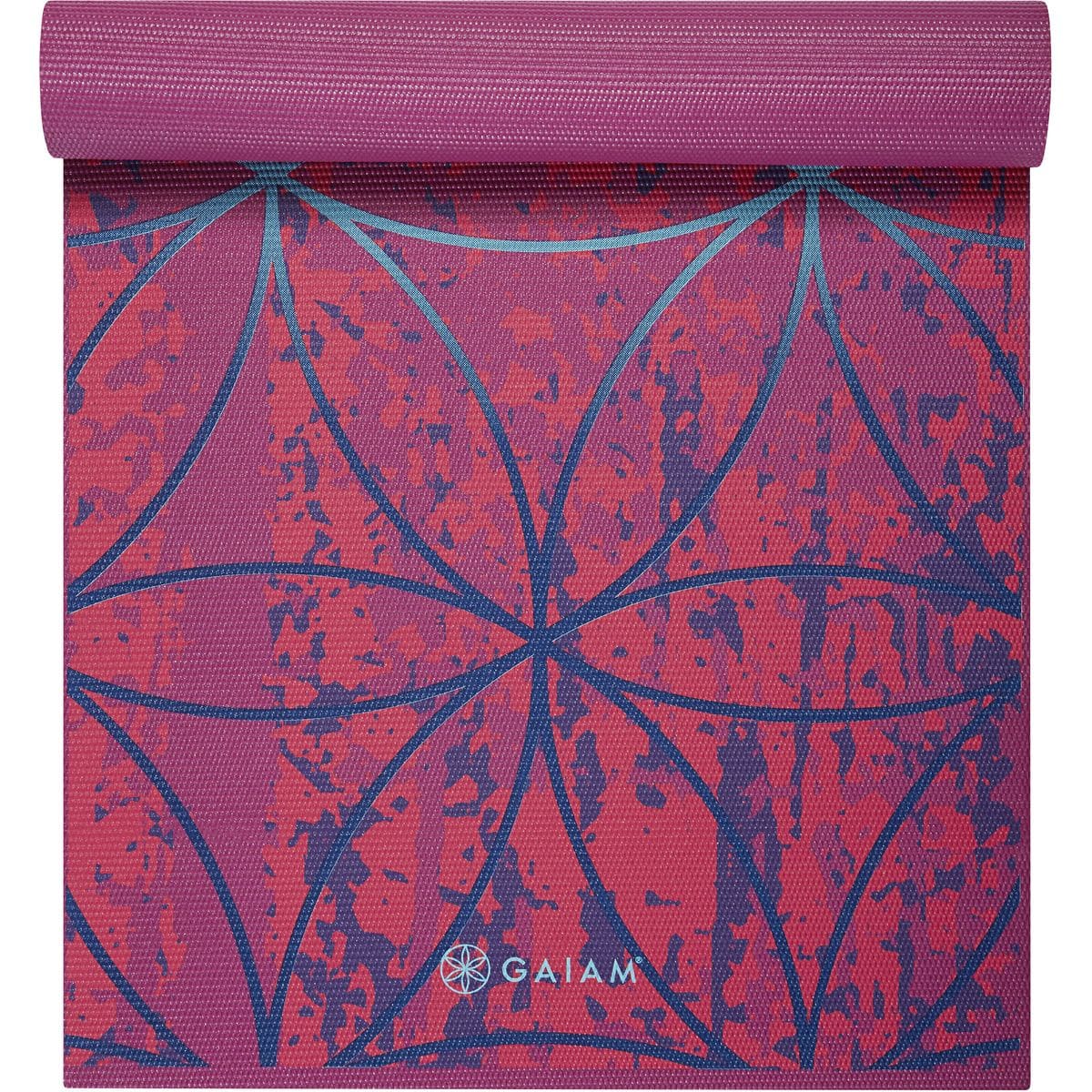 Gaiam Radiance Yoga 6mm Premium Yoga Matte, blau