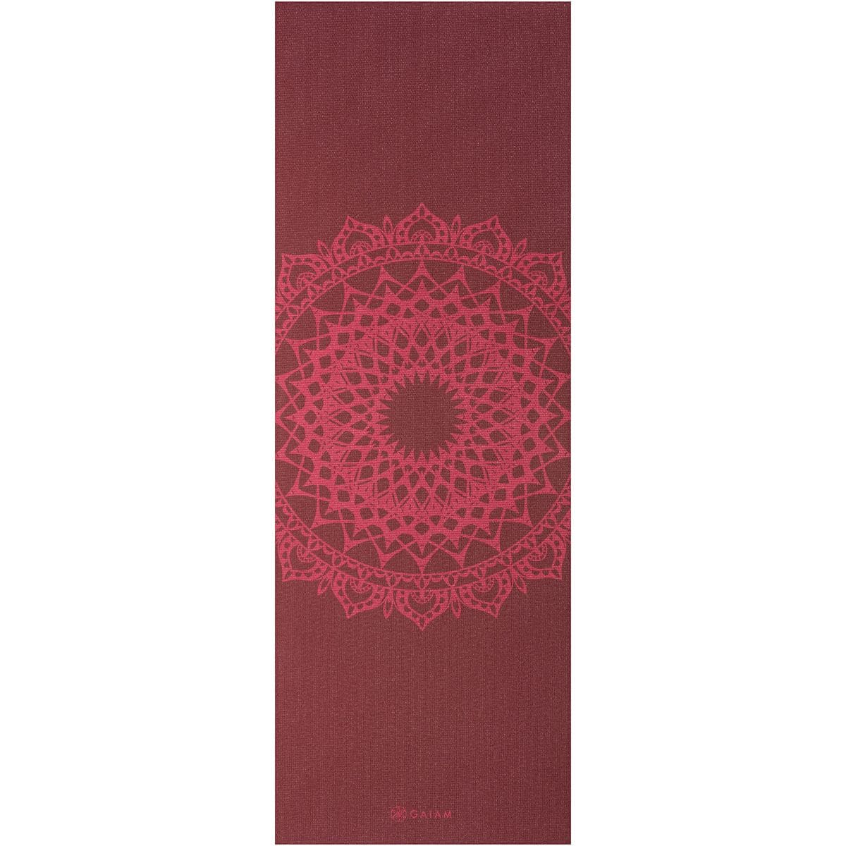 Cherry Marrakesh 5mm Printed Yoga Matte, rot