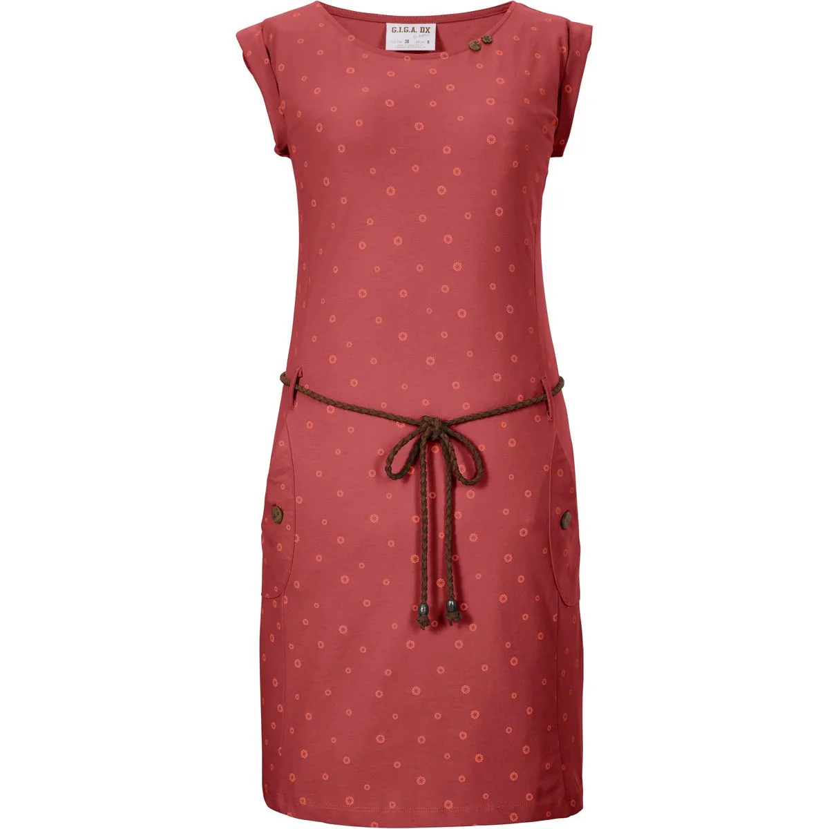 GS 99 Damen Kleid, rot 34