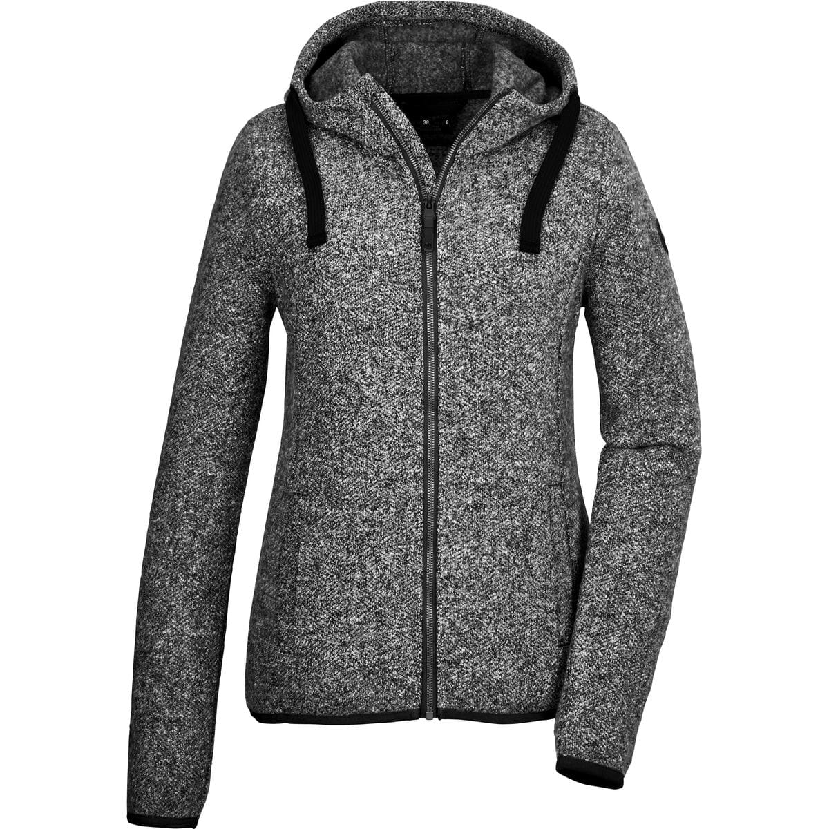 GW 52 Damen Midlayer, schwarz 48