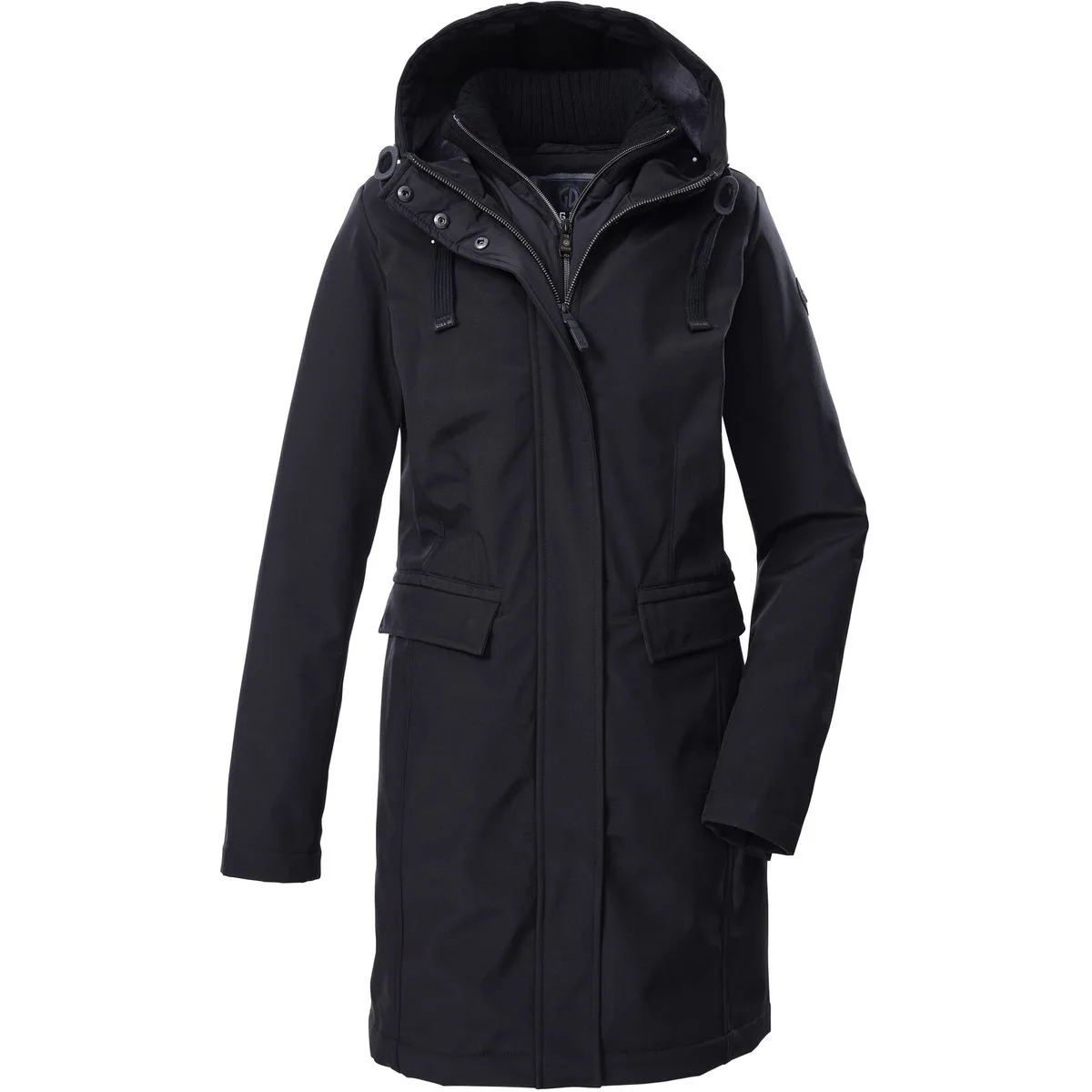 GW 79 Damen Mantel, schwarz 46