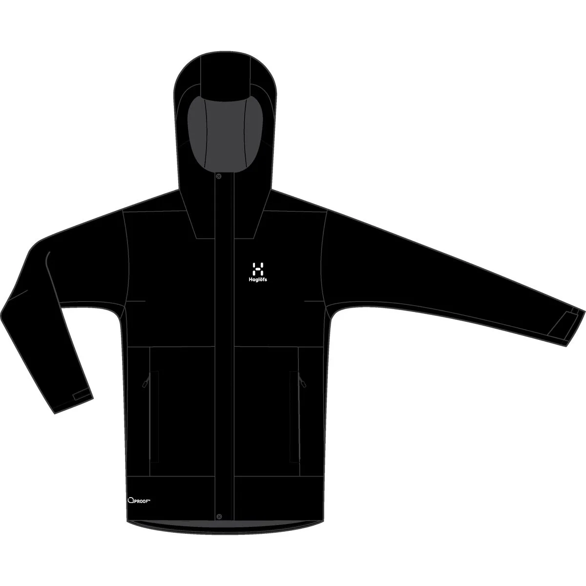 Koyal Proof Damen Funktionsjacke, schwarz S