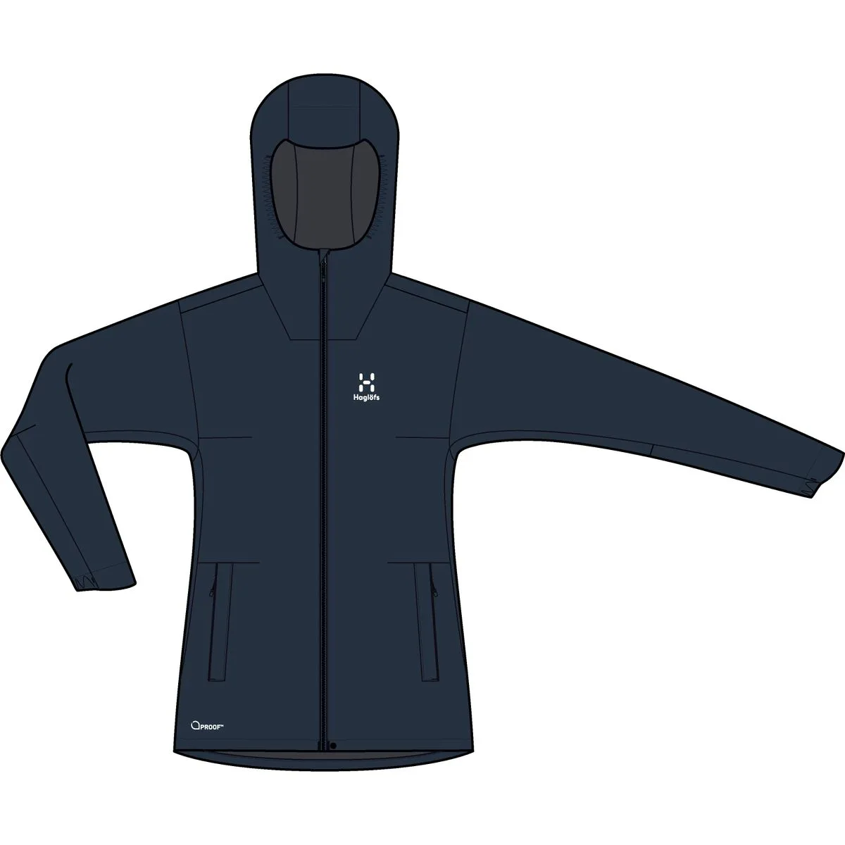 Korp Proof Damen Funktionsjacke, blau S