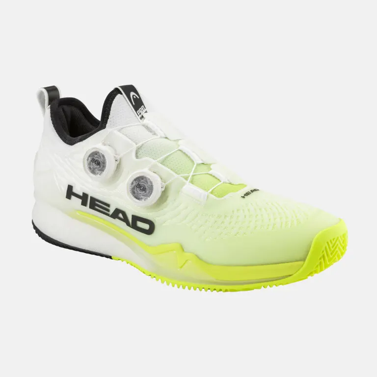 Endure Pro BOA Clay Herren Tennisschuhe, weiß, Größe 42 ½ 42 ½