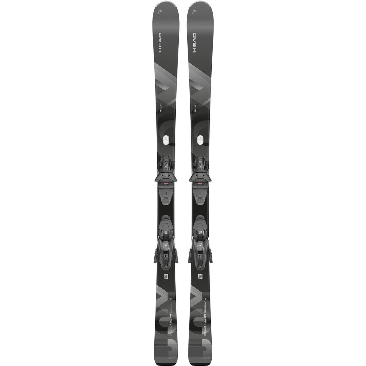 E.real Joy + Joy 9 GW SLR Damen All-Mountain Ski, schwarz 163