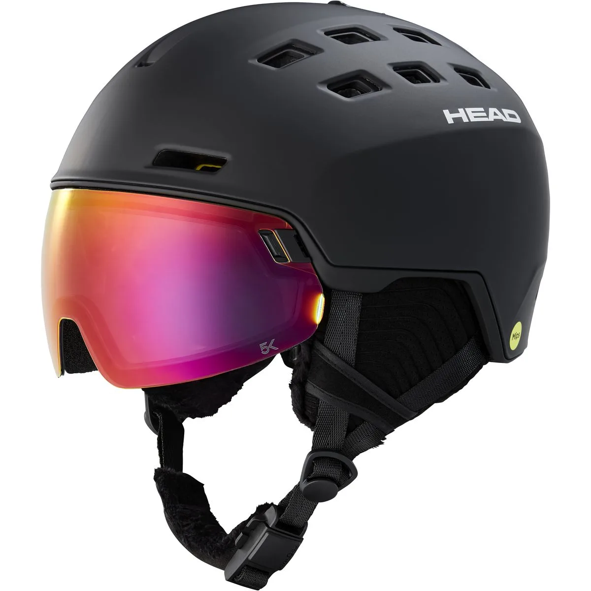 Radar 5K Mips Helm, schwarz XL/XX