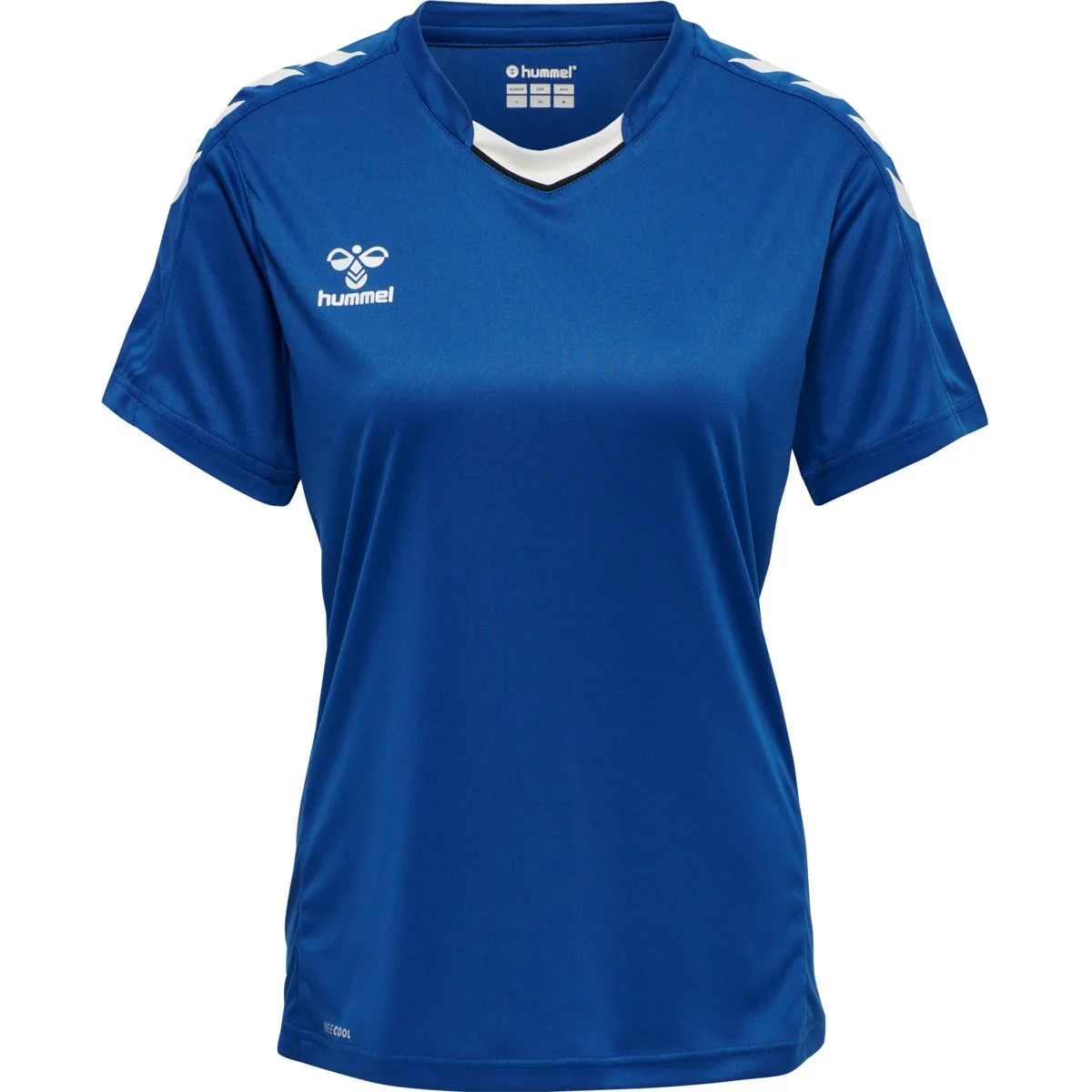 Hummel Core XK Poly Damen T-Shirt, blau 5700497398158