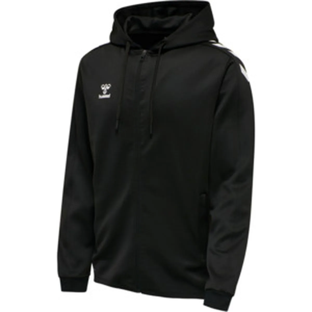 Hummel Core XK Poly (Reißverschluss) Hood Kapuzensweater, schwarz 211484