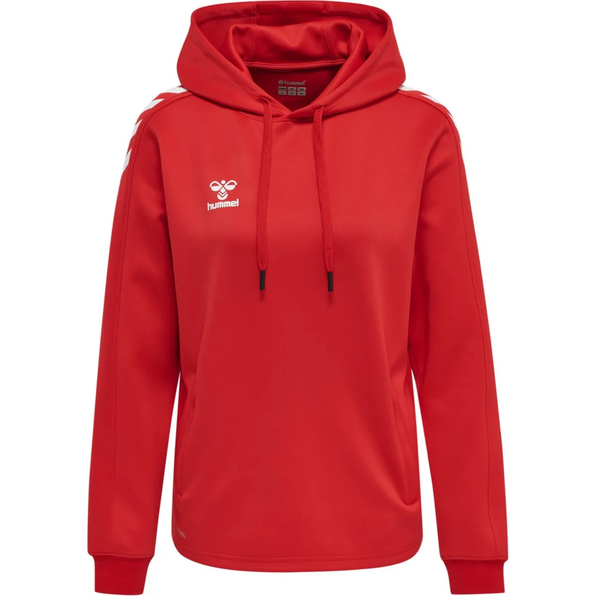 Core XK Poly Damen Kapuzensweater, rot M