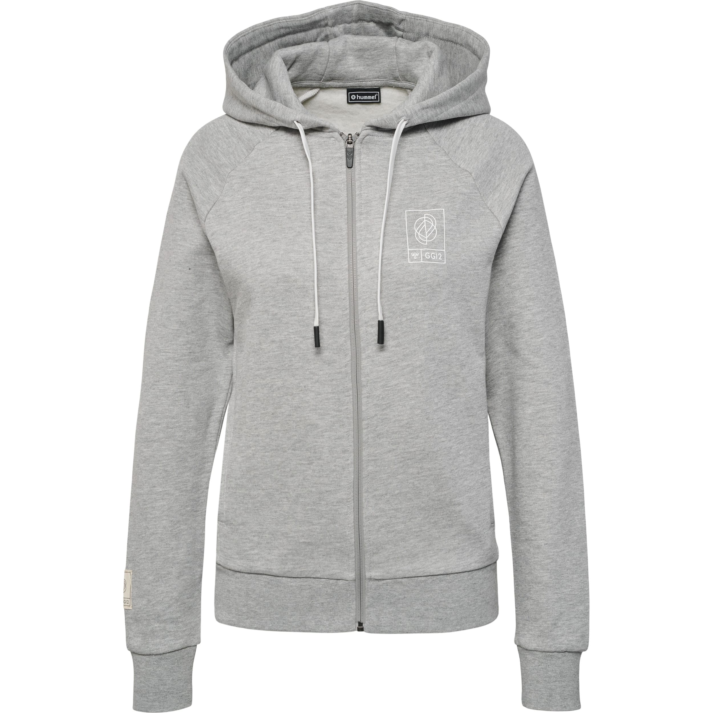 GG12 (Reißverschluss) Damen Sweatshirt, grau XS