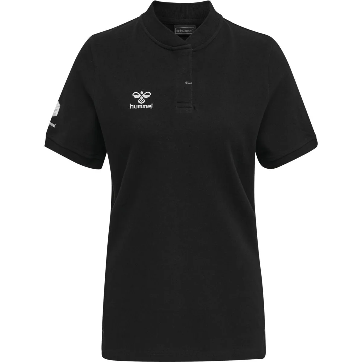 Move Grid Polo Damen T-Shirt, schwarz 2XL
