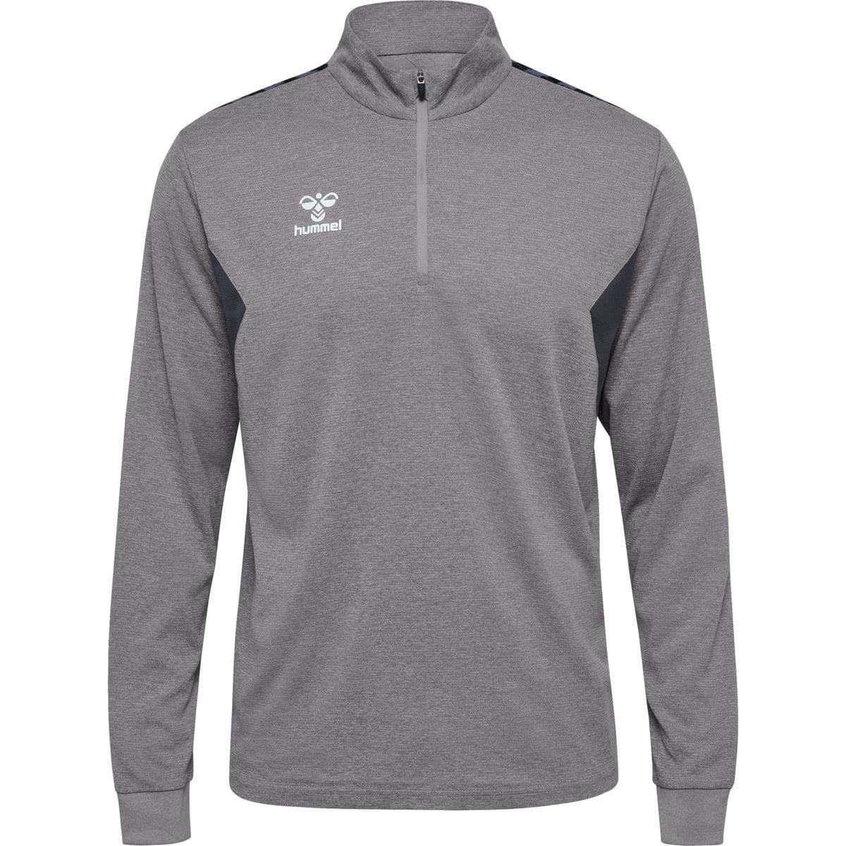 Authentic (halber Reißverschluss) Herren Sweatshirt, grau M