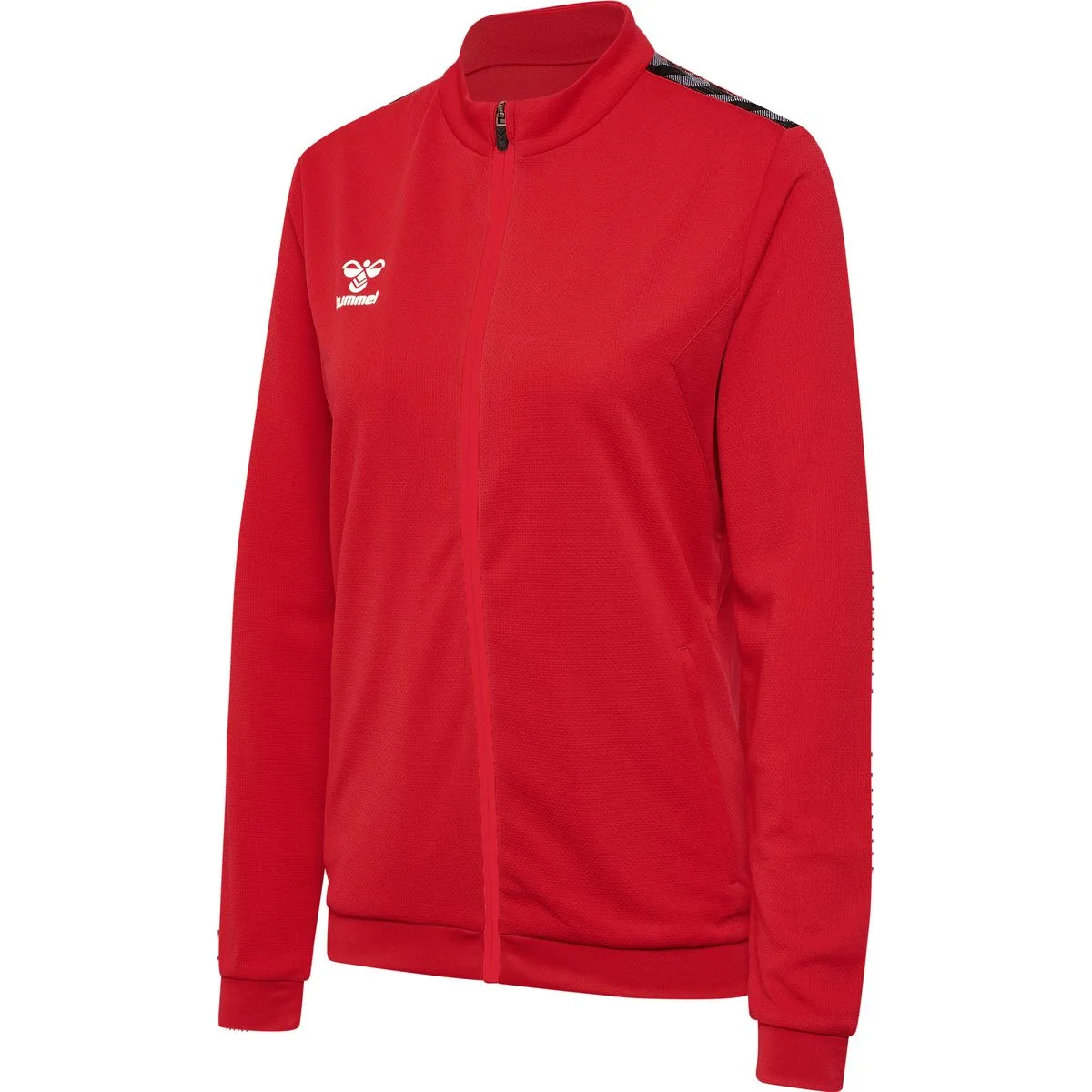 Authentic PL (Reißverschluss) Damen Midlayer, rot XL