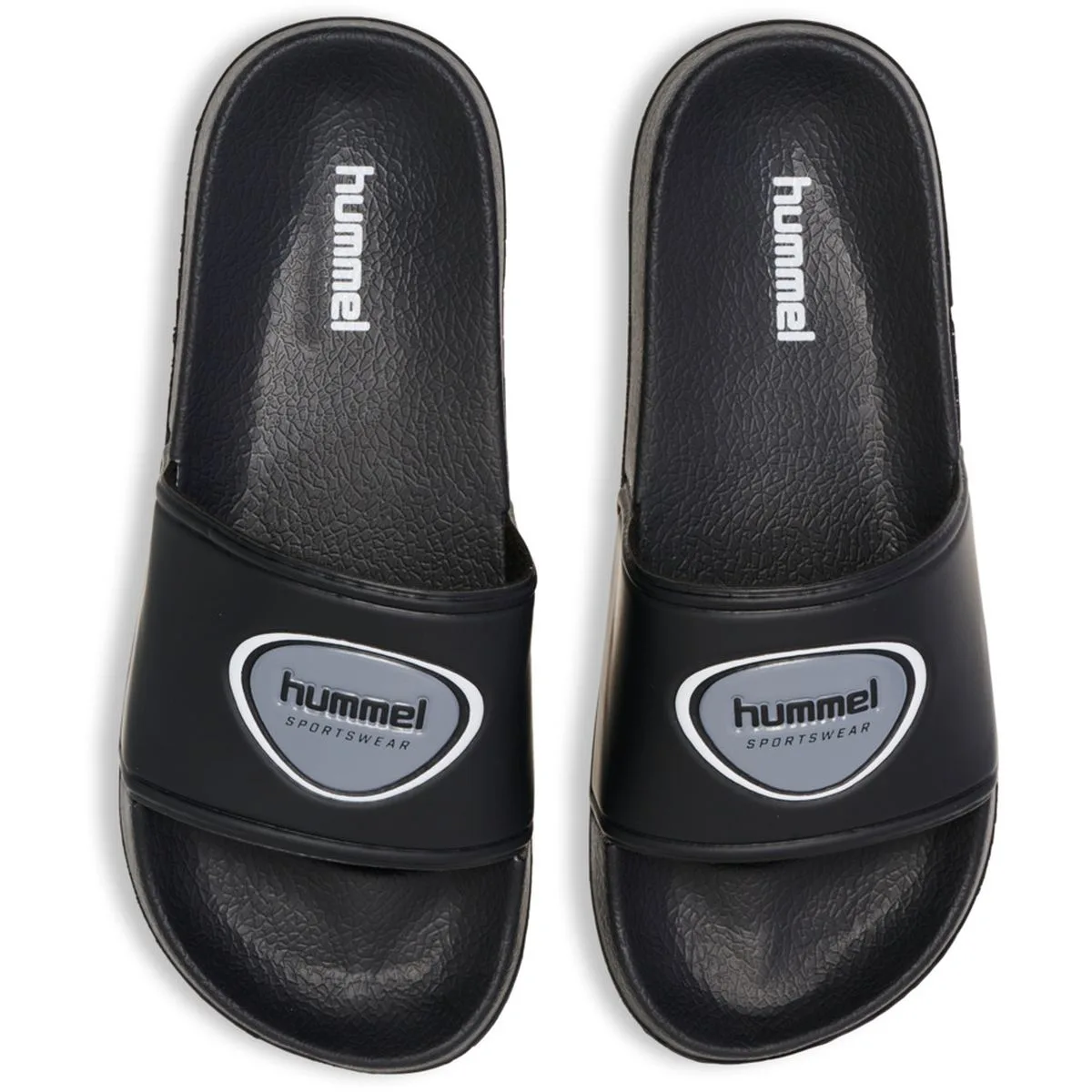 Pool Slide Badge Badeslipper, schwarz, Größe 43 43