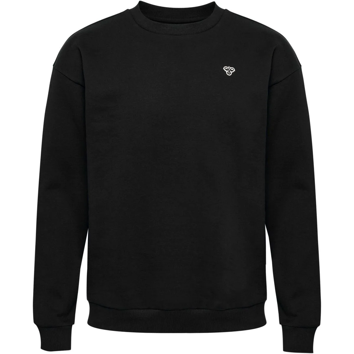Loose Crewneck Bee Sweatshirt, schwarz XL