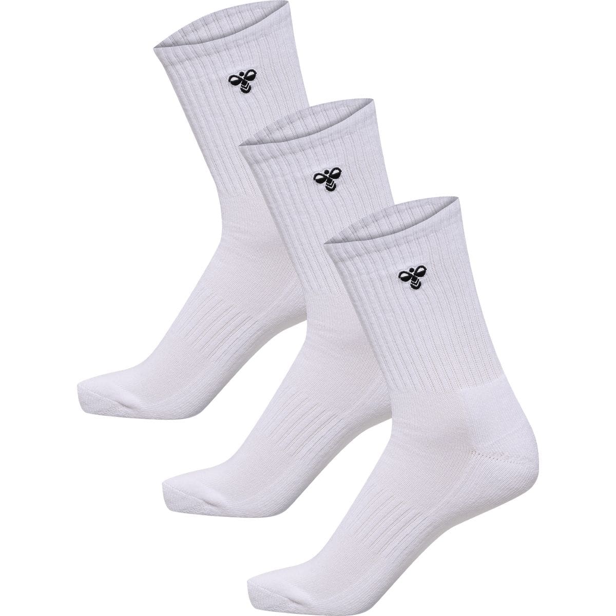 Er-Pack Bee Socken, weiß 43-45
