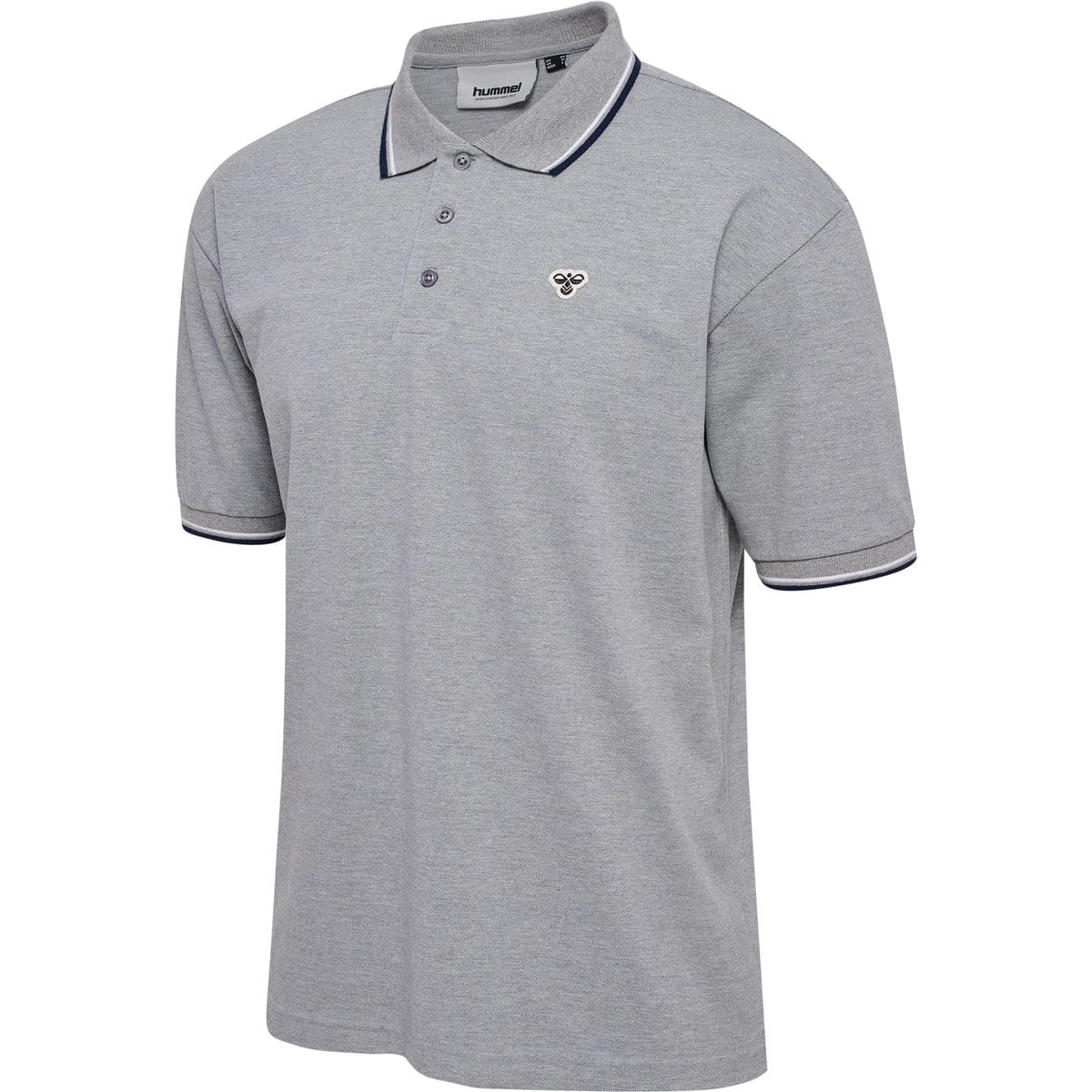 Hummel Loose Polo Shirt Bee grau