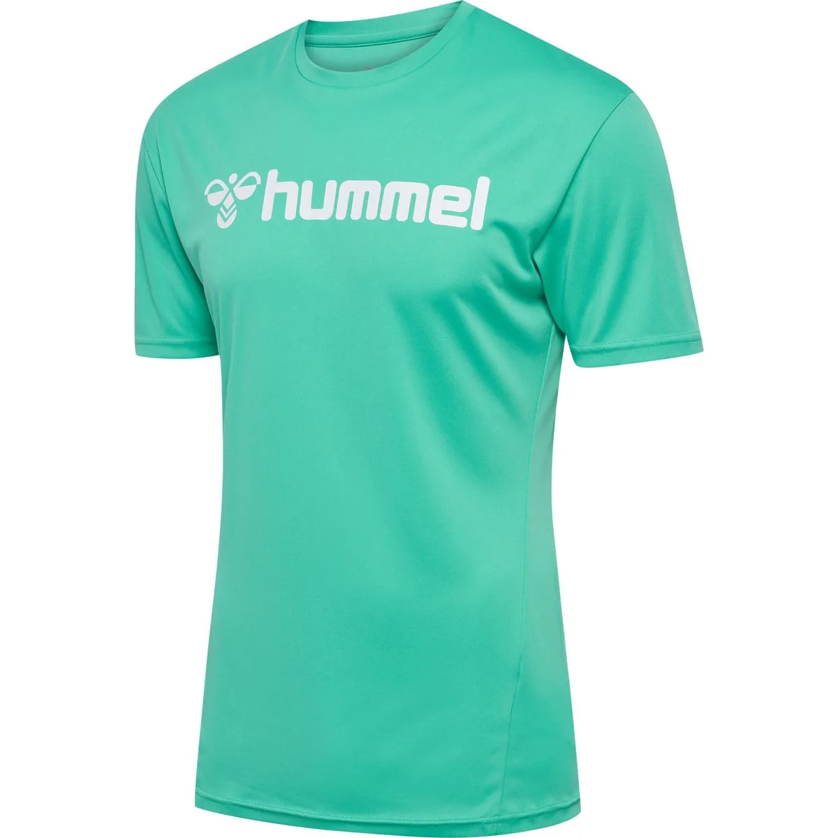 Hummel Logo T-Shirt, blau M