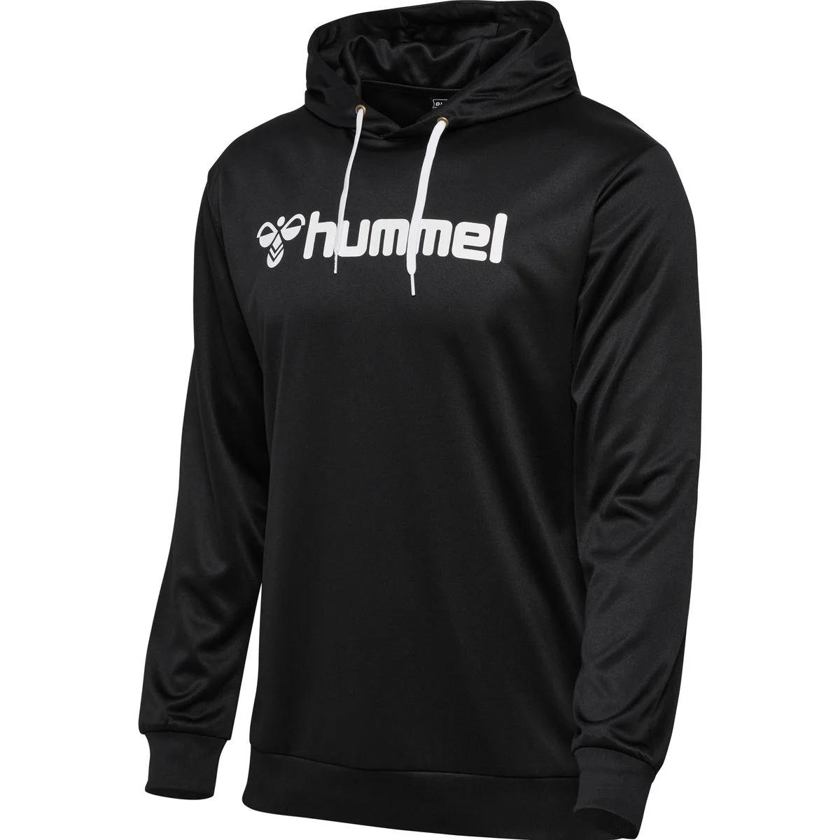 Logo Kapuzensweater, schwarz L
