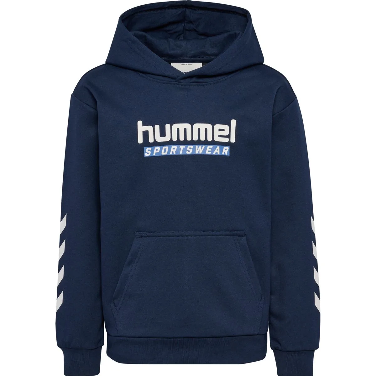 Jr Logo Kinder Kapuzensweater, blau 22-28