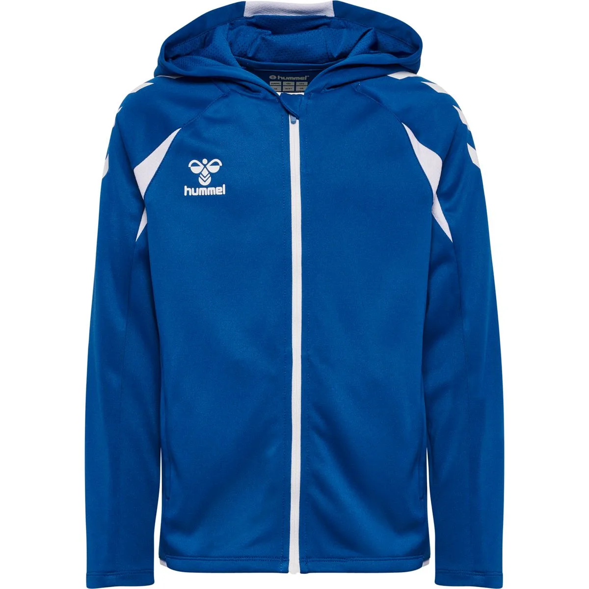 Core 2.0 Zip Kinder Kapuzensweater, blau 152