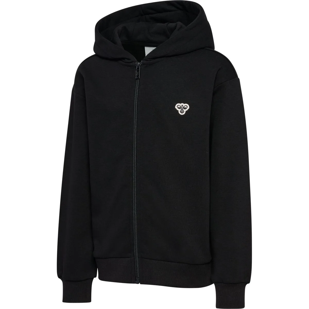 Jr Loose Zip Bee Kinder Kapuzensweater, schwarz 58-64