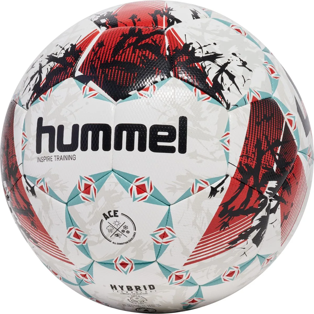 Hummel Inspire Training Fb Outdoor-Fußball, rot 234028