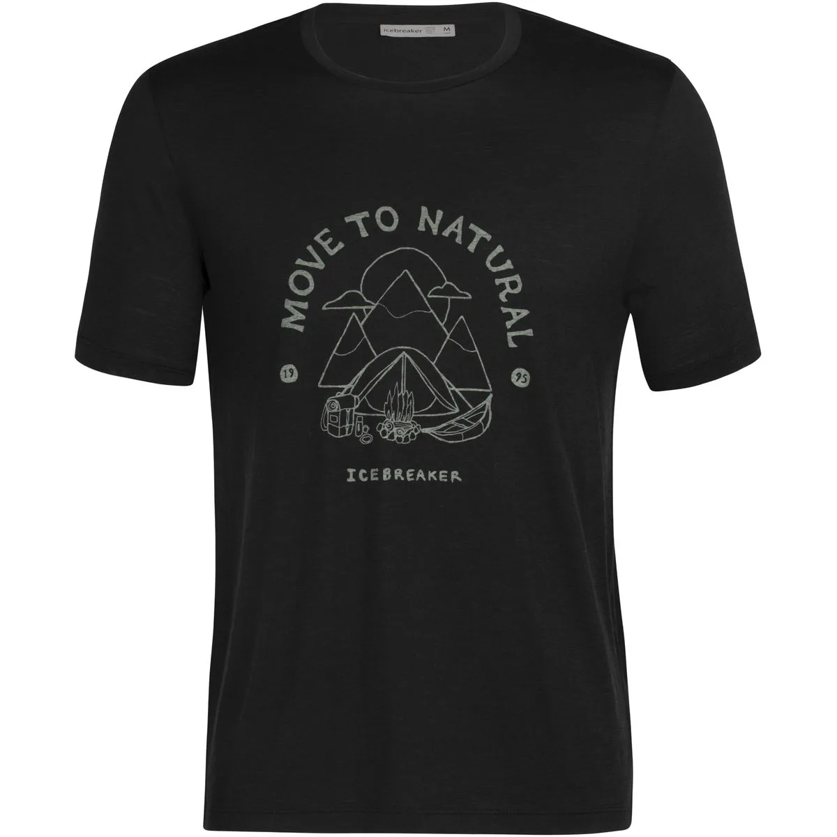 Tech Lite II Canopy Camper Herren T-Shirt, schwarz S