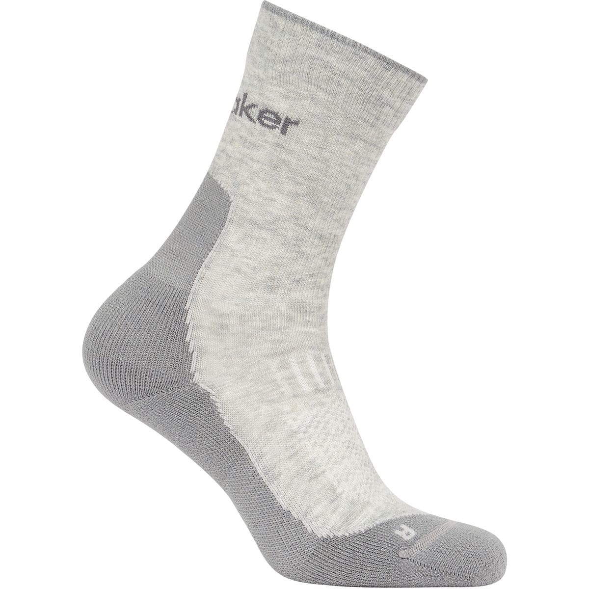 Merino Hike+ Light Crew Herren Socken, grau L