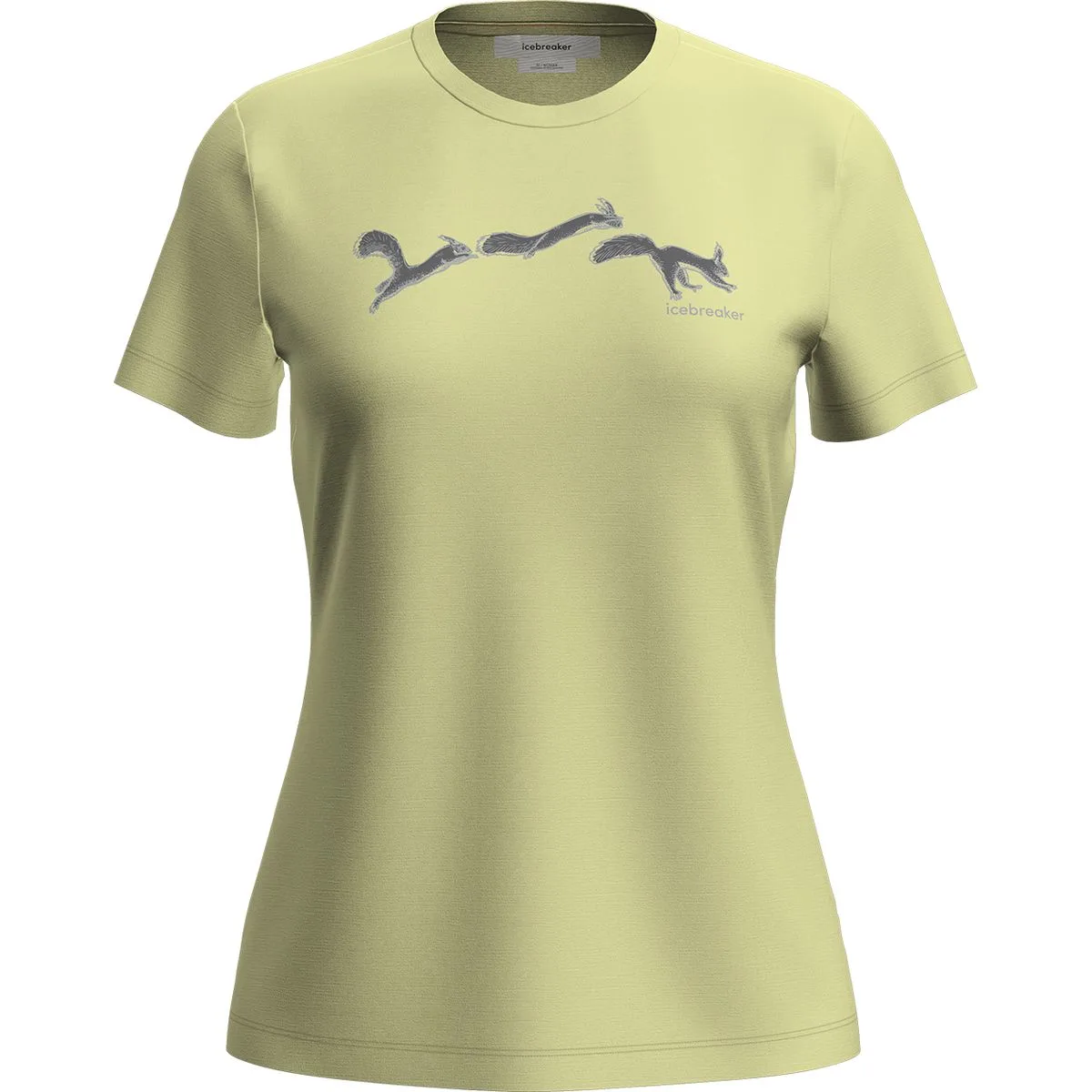 Merino 150 Tech Lite Airbourne Squ Damen T-Shirt, gelb S